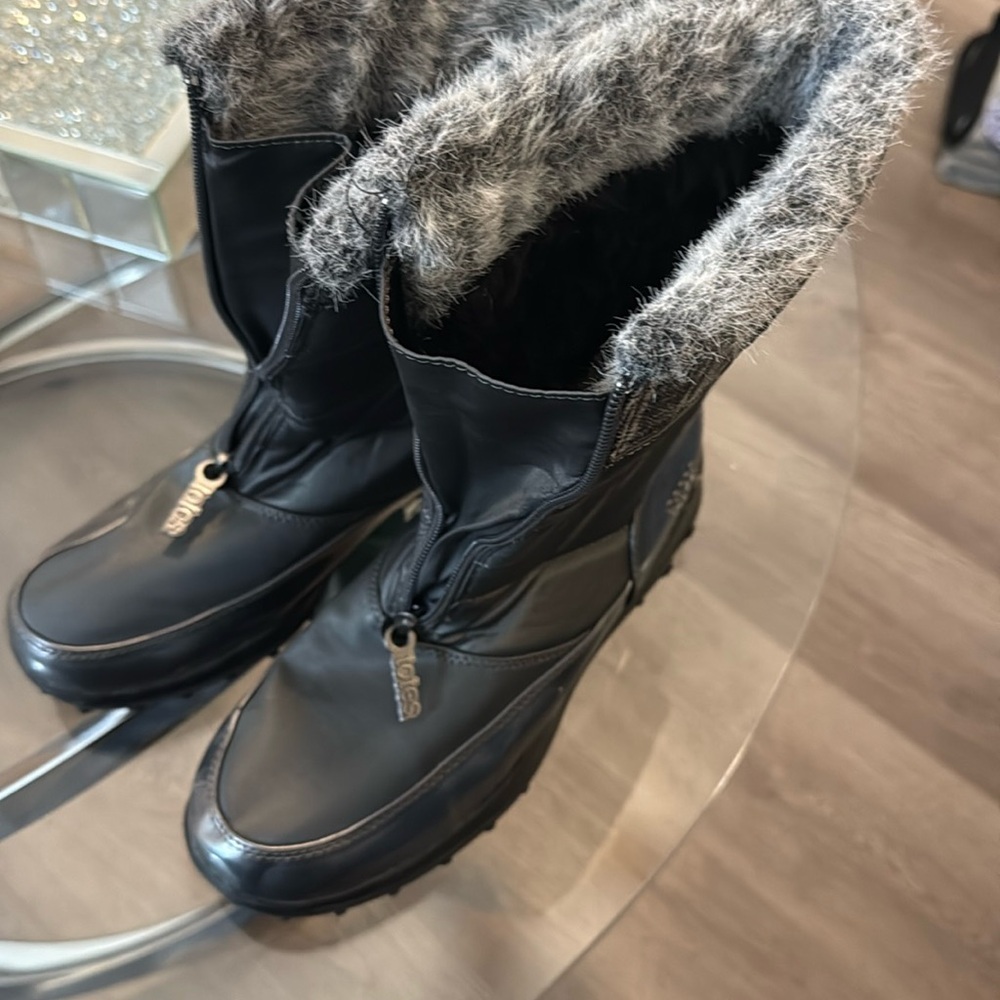 Totes Snow boots pewter